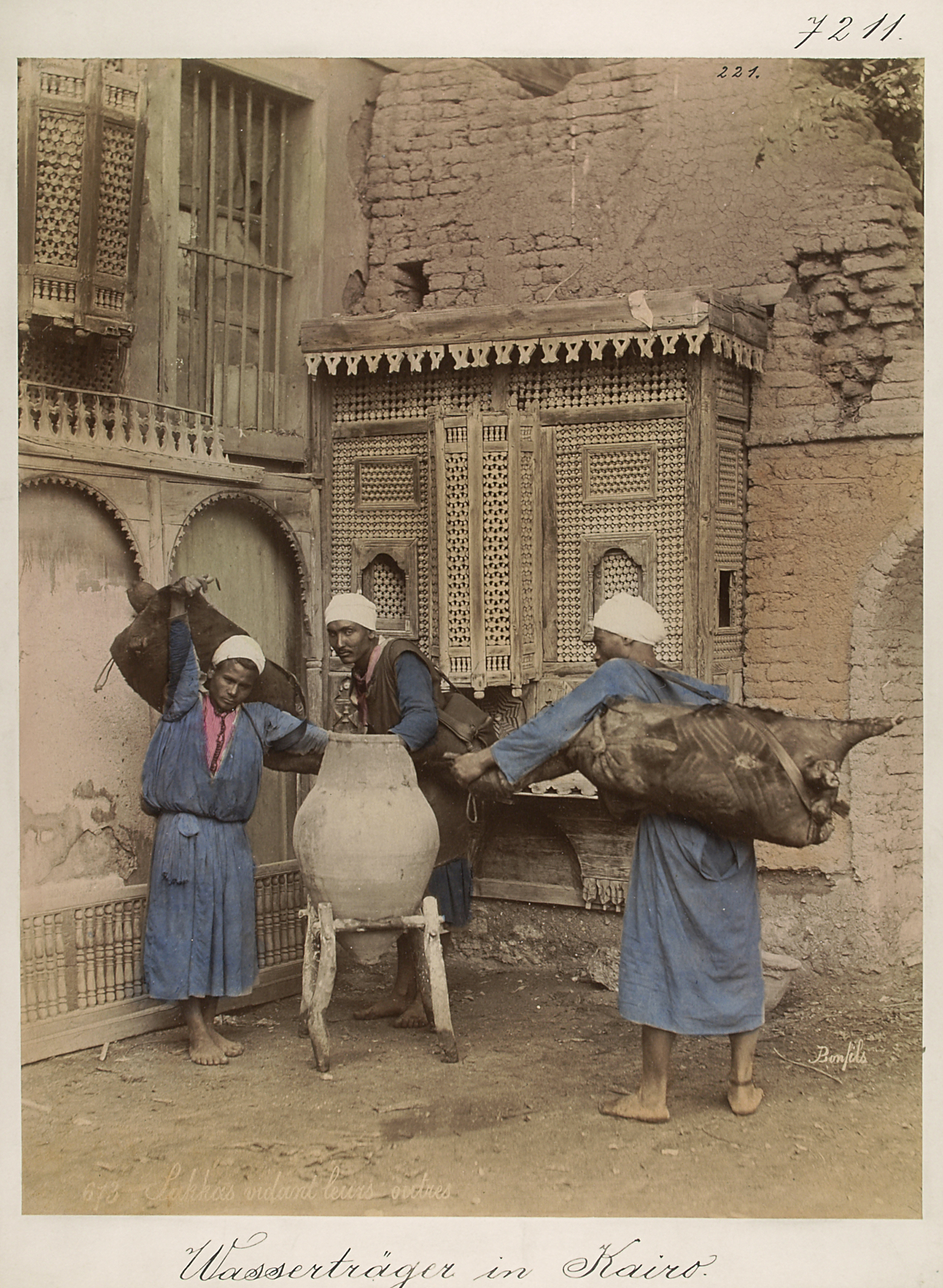 „Wasserträger in Kairo“ (Foto: Bonfils - KHM-Museumsverband)