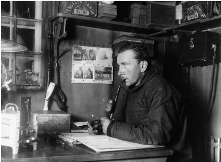 Alfred Wegener in Ostgrönland (1906-1908), Quelle: AdP AWI Bremerhaven